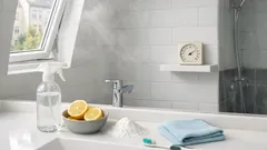 Schimmel im Bad entfernen: so werden Fugen und Fliesen mit Essig, Natron und Zitrone wieder sauber