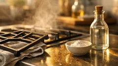 Herdroste reinigen mit Natron und Essig: So werden sie wieder wie neu