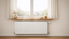 Heizkosten senken mit einem Regal über dem Heizkörper: so verbessert du die Wärmezirkulation